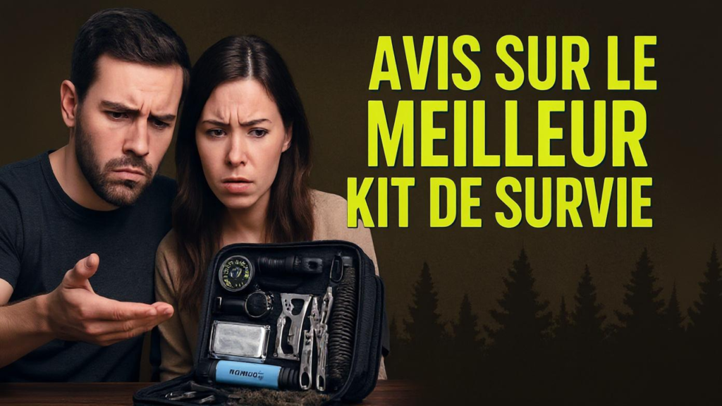 femme et homme qui cherche le meilleur kit de survie